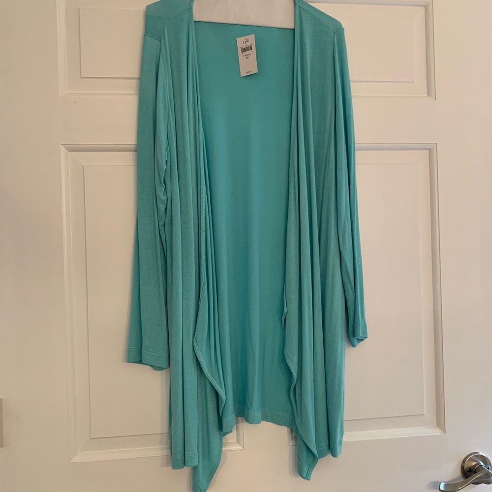 NWT J.Jill Wearever Collection Draped Cardigan